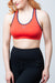 Active Crop Top Punaiset Urheilurintaliivit